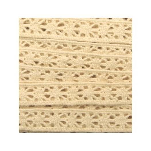 3 mètres de ruban galon dentelle écru