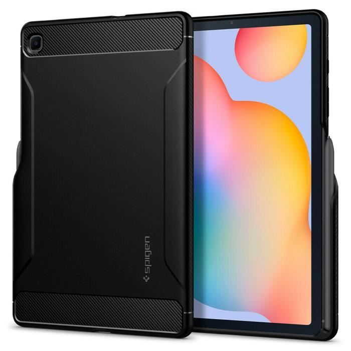 Coque Spigen Rugged Armor pour Samsung Galaxy Tab S6 Lite - Noir