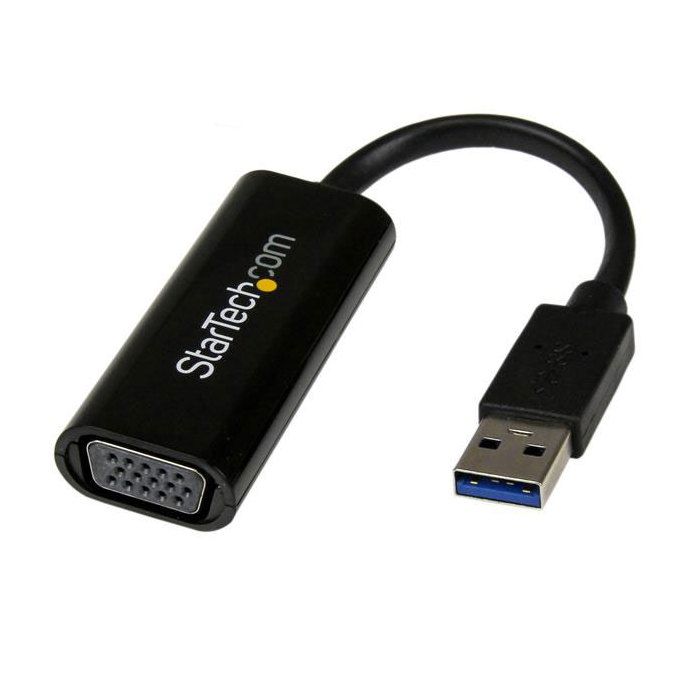 STARTECH Adaptateur vidéo slim multi-écrans USB 3.0 vers VGA - Carte graphique externe - M/F - 1920x1200 / 1080p