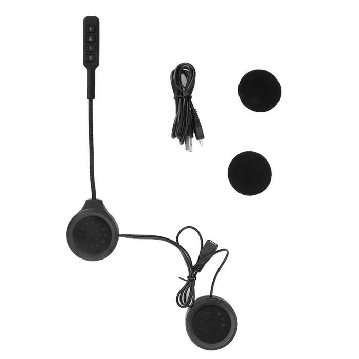 Écouteur Bluetooth de Casque de Moto Casque d'Équitation Mains Libres Imperméable