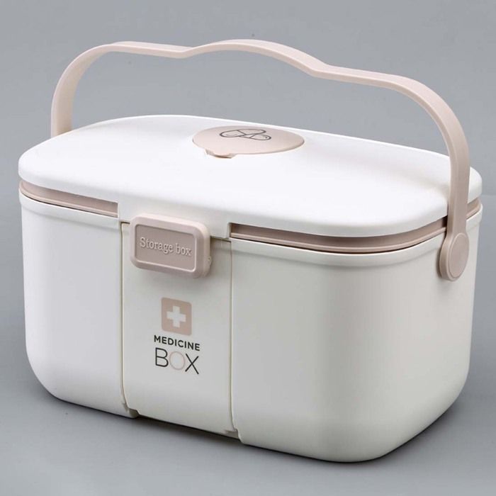 Bote mdicaments trousse de premiers secours 28 x 18 x 17 cm armoire pharmacie domestique avec couleurs multiples