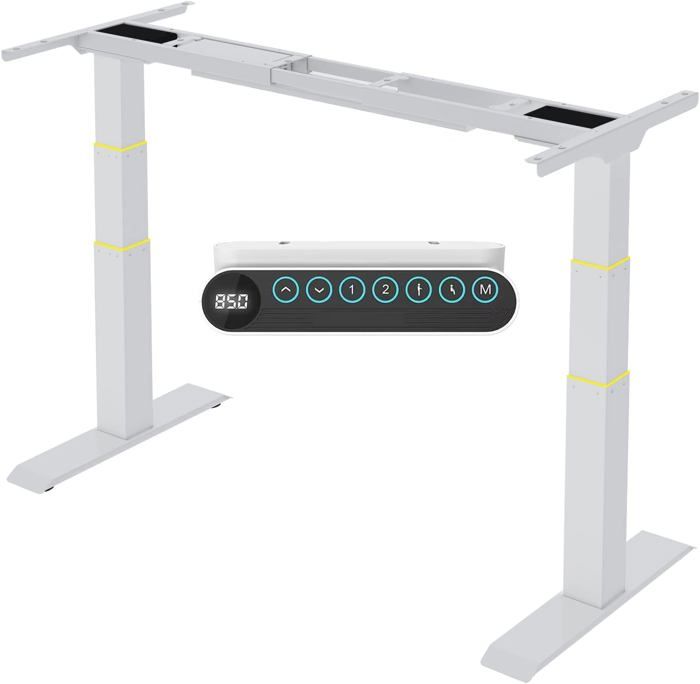 Kit De Commande électrique Pour Bureau Assis - Contrôleur Manuel 24V, Faible Bruit, Charge Max 40kg