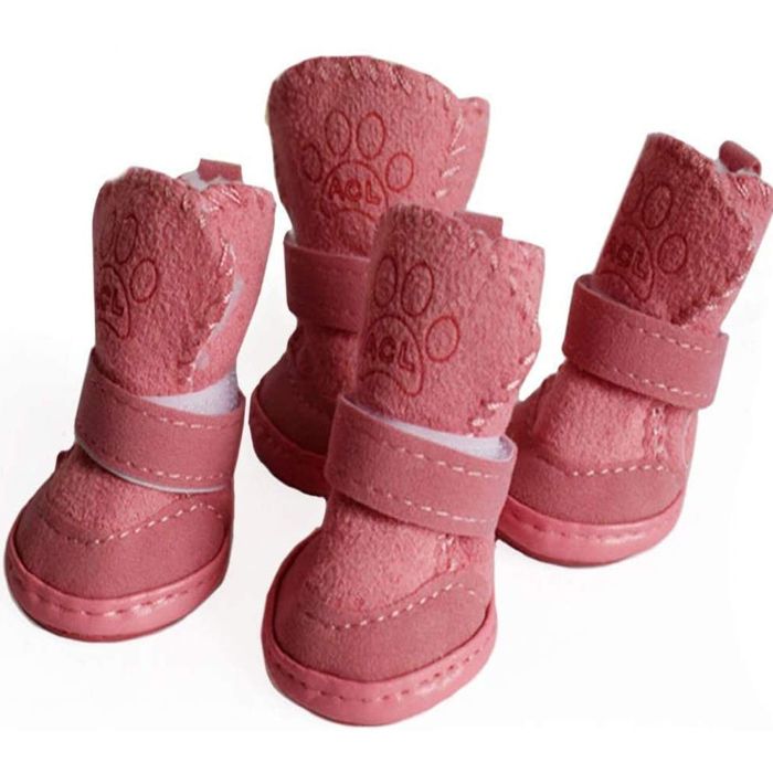 Meilleurs prix pour Chaussures antidérapantes pour chiens, protection des pattes, bottes d'hiver pour petits chiens, confort et sécurité