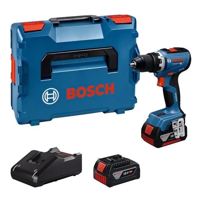 Perceuses visseuses sans fil GSR 18V 65 BOSCH avec 2 batteries 18V 5.0Ah chargeur Boxx 06019N3203 - vue 9