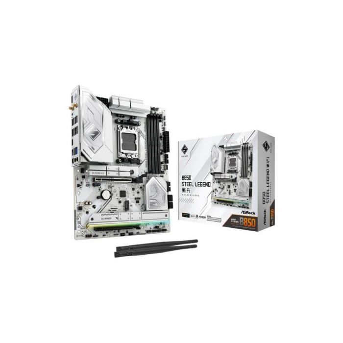 Asrock B850 Steel Legend WiFi AMD B850 Emplacement AM5 ATX Neuf - vue 5