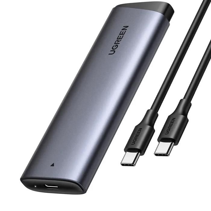 Boîtier SSD - UGREEN - CM767 - M.2 NVMe 2280 - USB 3.2 Gen 2 - Aluminium Argent