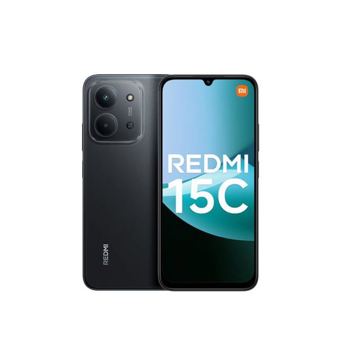 Smartphone - XIAOMI - Redmi 15C - Écran 6.9 120Hz - 50MP Double Caméra - 6000mAh - Noir Minuit