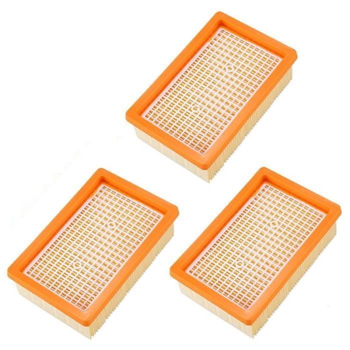 Filtres de remplacement - Karcher - Plissé plat - MV4 MV5 MV6 WD4 WD5 WD6