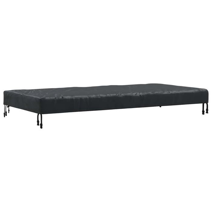 Housse de table étanche - vidaXL - Noir - 182x82x15 cm - Tissu imperméable - Utilisation intérieure et extérieure