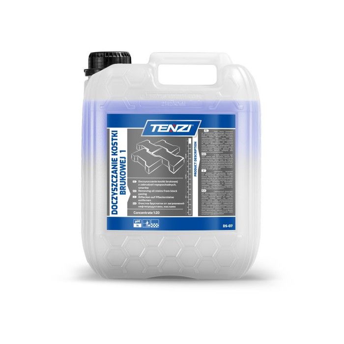 Produit de nettoyage pour pavés - TENZI - 5L - Efficace sur pavés - Facile à utiliser - Concentré