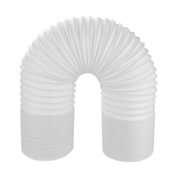 Tuyau Climatisation Mobile 3m - Shipenophy - Gris - PP/Acier - 130mmx3m