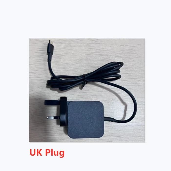Adaptateur Prise Anglaise Française, Avec 2 Ports Usb Et 1 Port Usb-C