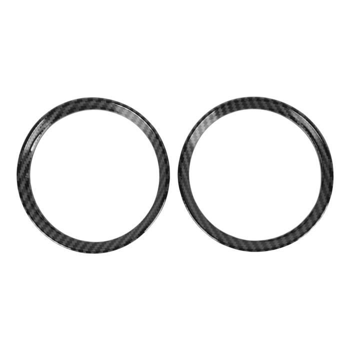 Set 4 Cache Panneau Porte Intérieur Fibre De Carbone Brillant – Compatible Mercedes Classe C W205 & GLC 2014-2020