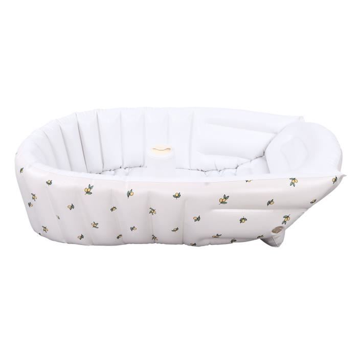 Baignoire Gonflable Bébé 0-3 Ans - Siège Intégré, Antidérapante Et Pliable Pour Voyage
