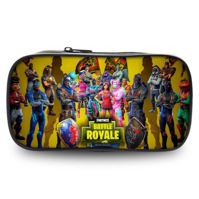 Coll/ège Id/ée Cadeau Ado Gar/çon Ado Trousse Ecole Crayon Ronde Grande Capacit/é Skins 22cm pour /École Lyc/ée Fortnite Trousse Scolaire Fournitures Scolaires Gar/çon Violet Fille