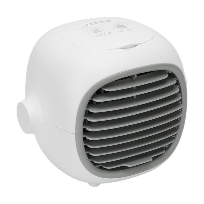 Mini climatiseur Ventilateur de refroidissement par eau rechargeable USB  pour voiture de bureau à domicile - Cdiscount Bricolage