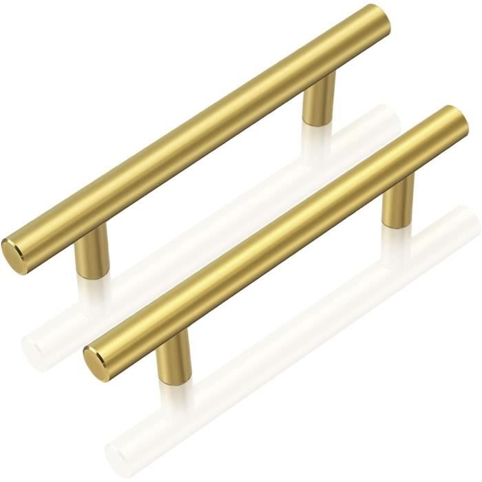 Yagman Lot De 5 Boutons D'armoire De Cuisine Ovales En Alliage De Zinc