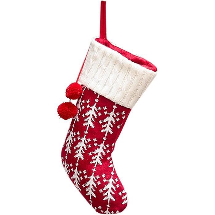 Chaussette De Noel, Set De 4 Xmas Chaussette De Noel Personnalisé