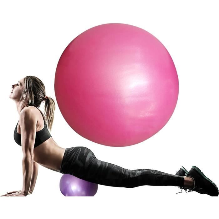 Balle De Pilates Souple 25 Cm – Mini Ballon Yoga, Fitness, Rééducation Et équilibre – Résiste Jusqu’à 80 Kg