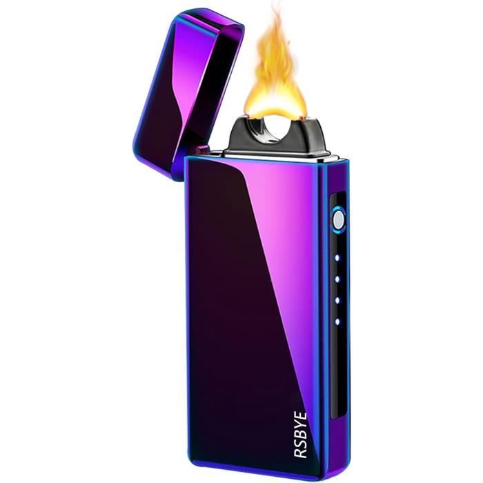 Briquet Plasma Rechargeable USB - Coupe-Vent, Sans Flamme | Pour Bougies, Camping, Cadeaux Homme