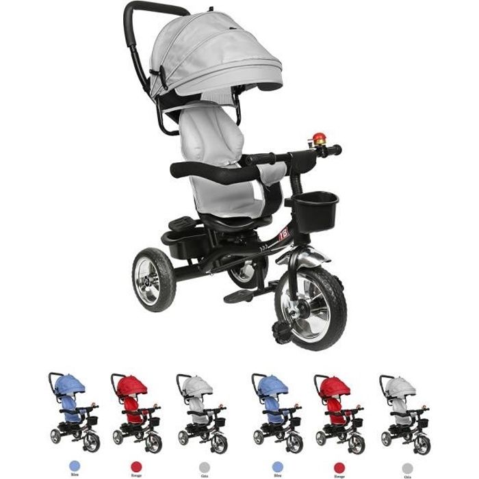 Tricycle évolutif 5 En 1 VITONIS - Pour Enfant 1 à 5 Ans, Avec Barre De Poussée, Réglable Sans Outil - 8