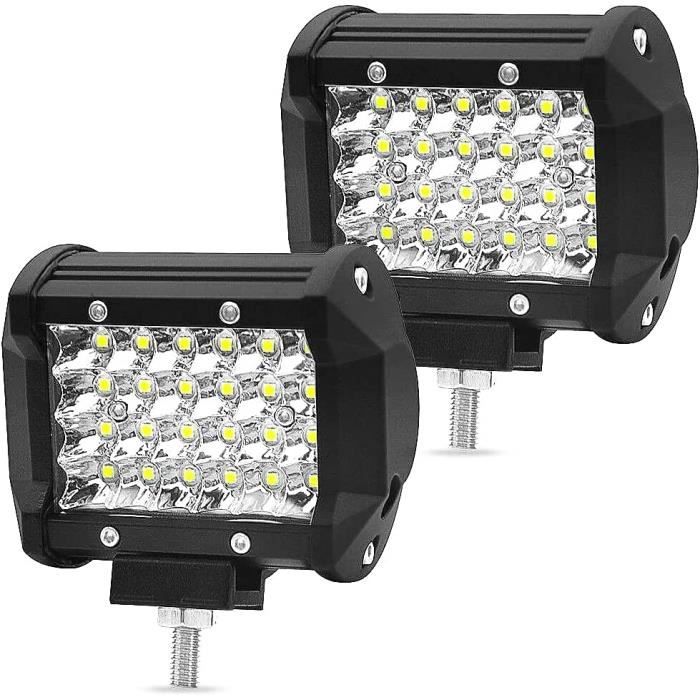 Phares LED Travail 300W WZTO - 2 Pièces, IP68, 6000K Pour 4x4, SUV, Camion