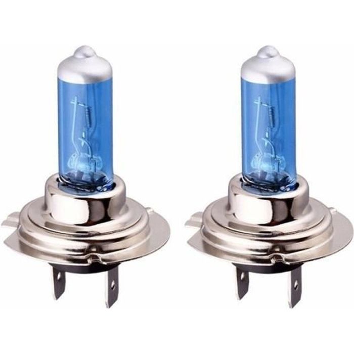 Lot De 2 Ampoules H7 55W 12V – Pour Phares Voiture, Halogène, Neuves