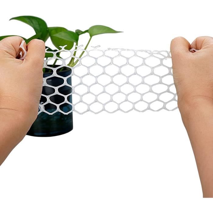 Grillage Plastique Souple Pour Poules - Filet 3mm - 40cm X 5m - Noir - Clôture Jardin/Balcon