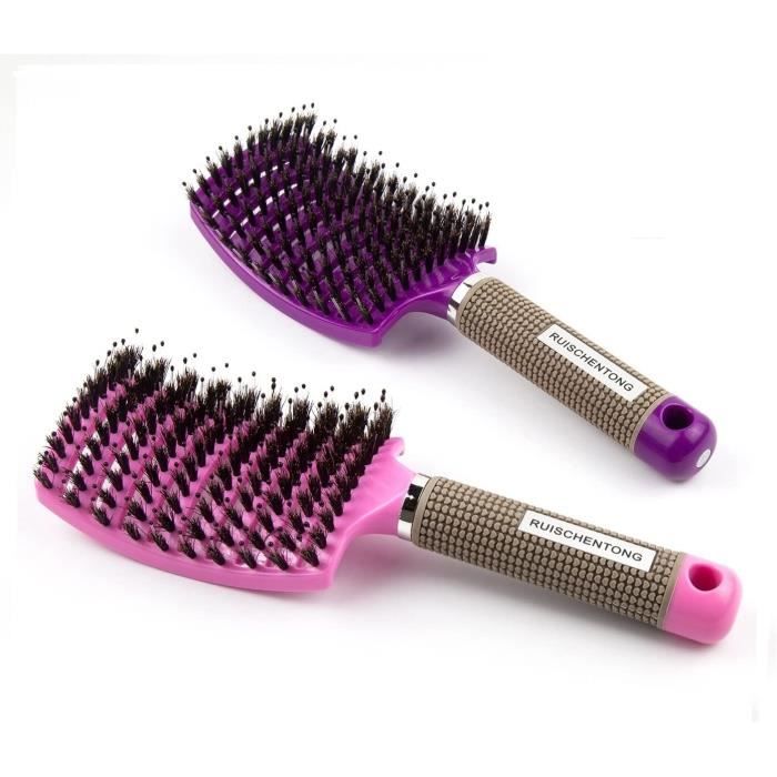 Brosse démelante pour cheveux (violet) – Befa'a Cosmetic