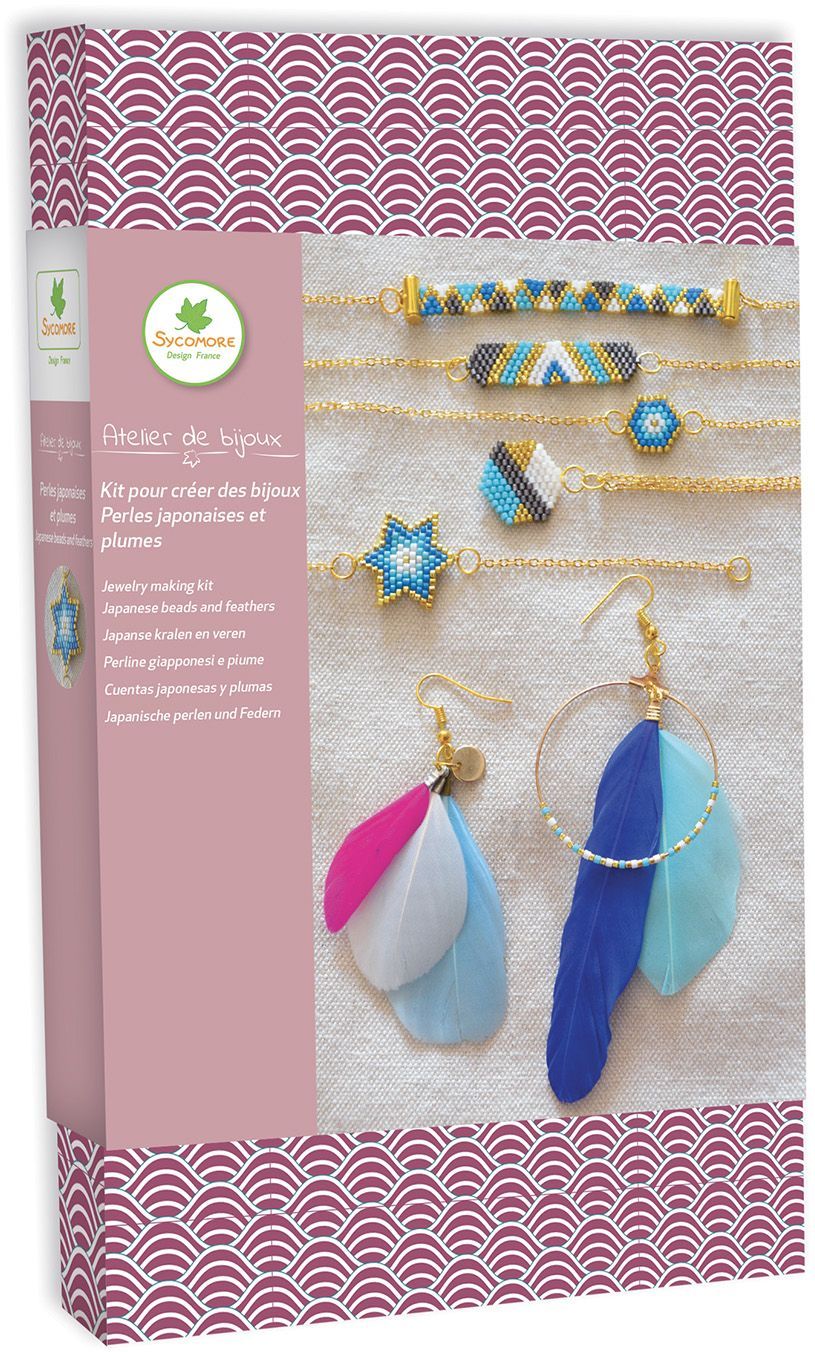 Atelier de bijoux - SYCOMORE - Perles Japonaises et plumes - Dès 12 ans