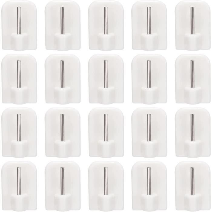 4 Pcs Support Mural Pour Tringle à Rideau (Argent