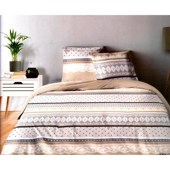 Ti-Tín drap housse et taie doreiller/100% coton popelin. Parure de Lit Bébé 50 x 80 cm/comprend drap plat 