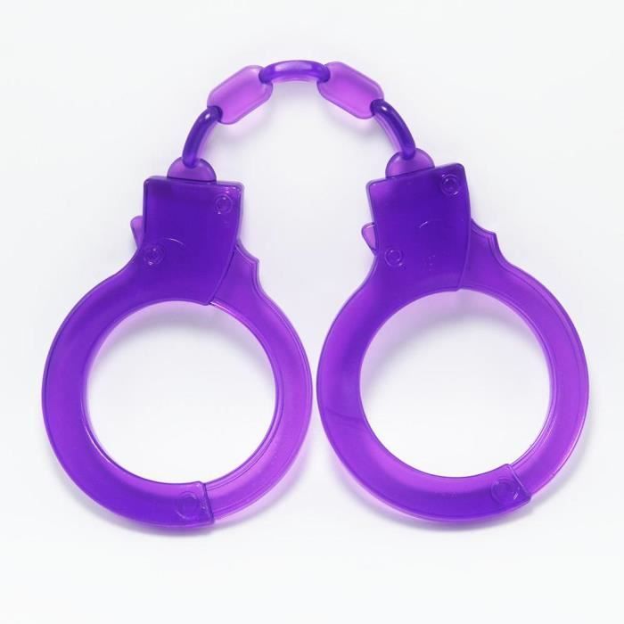 Menottes Sexuelles En Simili Cuir Noir - Jouet érotique Avec Attaches Poignets Et Chevilles