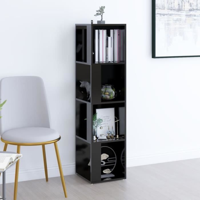 968®Neu Meuble Armoire dangle - Armoire de Chambre Meubles de Rangement pour Vêtements Chaussures Noir 33x33x132 cm Aggloméré Retr