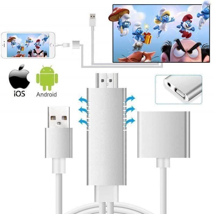 Adaptateur Lightning MHL vers HDMI Pour iPhone