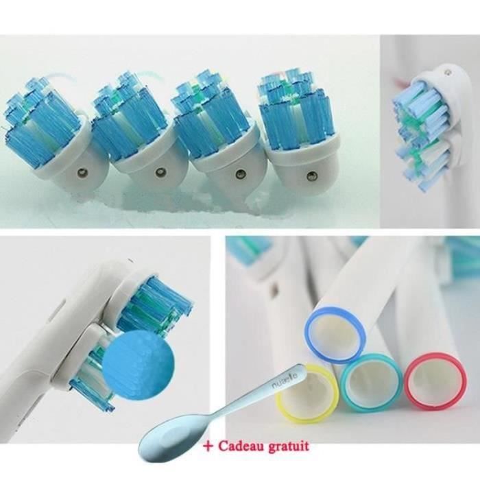 Oral-B Cross Action électrique Têtes de Remplacement x 4