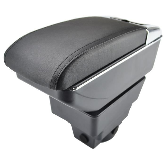 Accoudoir Réglable Avec Stockage Pour Opel Vauxhall Astra H - Neuf, Couleur Noir