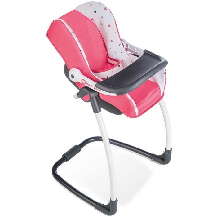 Smoby Bebe Confort Siege Chaise Haute 3 En 1 Pour Poupons Et Poupees Fonction Balancelle Cdiscount Jeux Jouets
