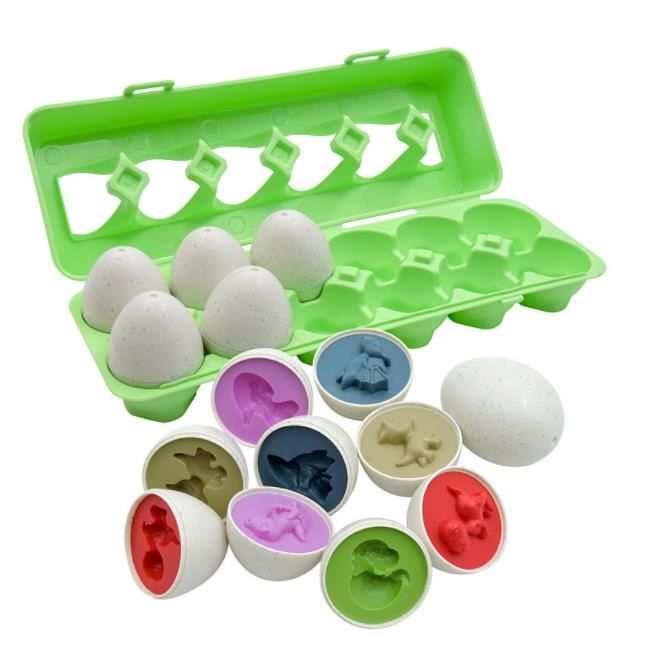 Trieur d'œufs Montessori de forme assortie, jouets éducatifs, jeux