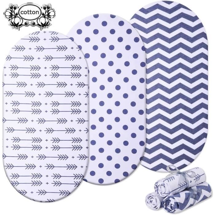 Momcozy Drap Housse Bebe 75x33cm 72x32cm 70x30cm 80x46cm Pour Berceau Universels Lot De 3 Protege Matelas Pour Fille Ou Garcon Ela Achat Vente Cache Sommier Cdiscount