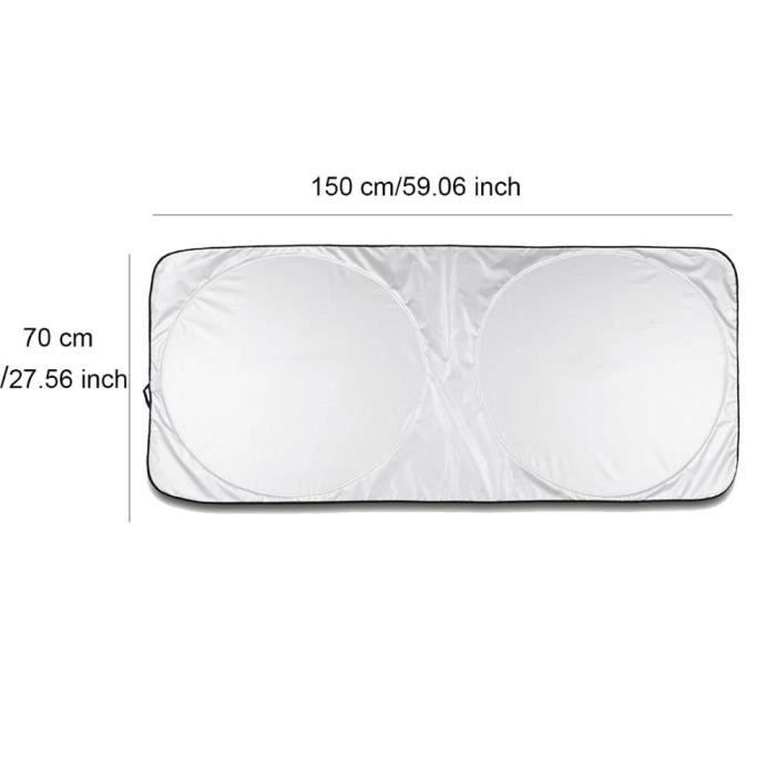 Pare-soleil pour MINI Cooper, visière de pare-brise de voiture, Protection UV 150 x 70cm no logo
