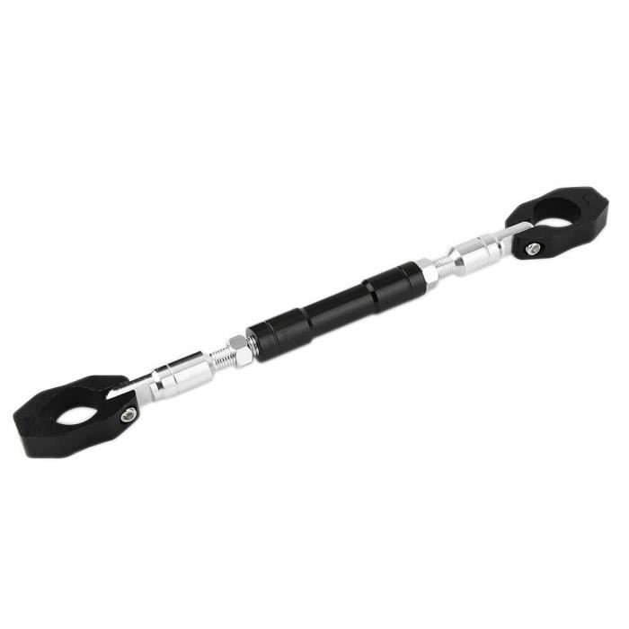 Barre De Guidon Moto Universelle En Alliage Aluminium - Longueur Réglable ~265 Cm - Couleurs Noir/rouge/bleu/argent - Renforce La Stabilité à Haute Vitesse