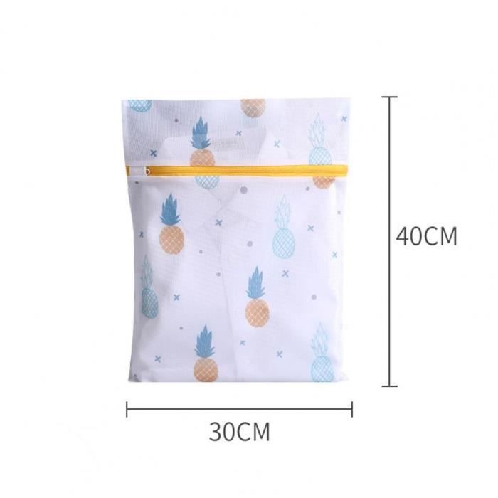 Sacs De Lavage Pour Machine à Laver - Housse Protectrice Anti-Frottement Avec Fermeture Éclair - Pour Chaussures Et Linge Délicat - 7