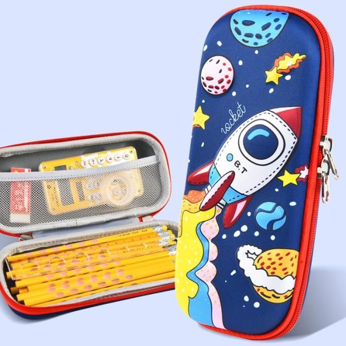 Trousse En Silicone En Forme De Crayon - 22x5 Cm, Pour Enfants, Fille Ou Garçon
