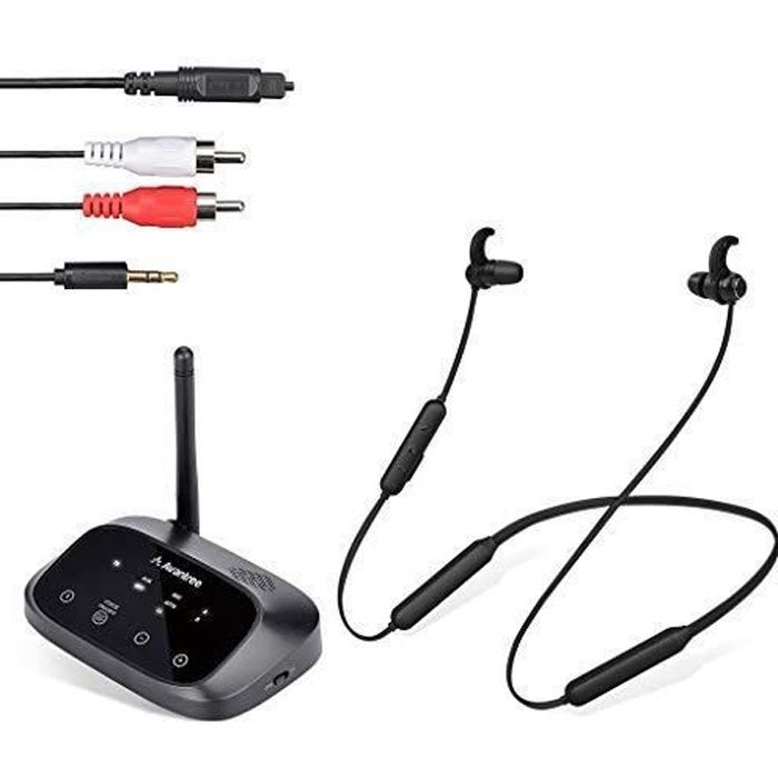 Transmetteur Audio Bluetooth TV Récepteur Hifi Chaine Enceinte - August  MR280 Multipoint Jack 3.5mm RCA Optique, Double connexion Dual Link, Stéréo Sans  Fil - Transmetteur audio - Achat & prix
