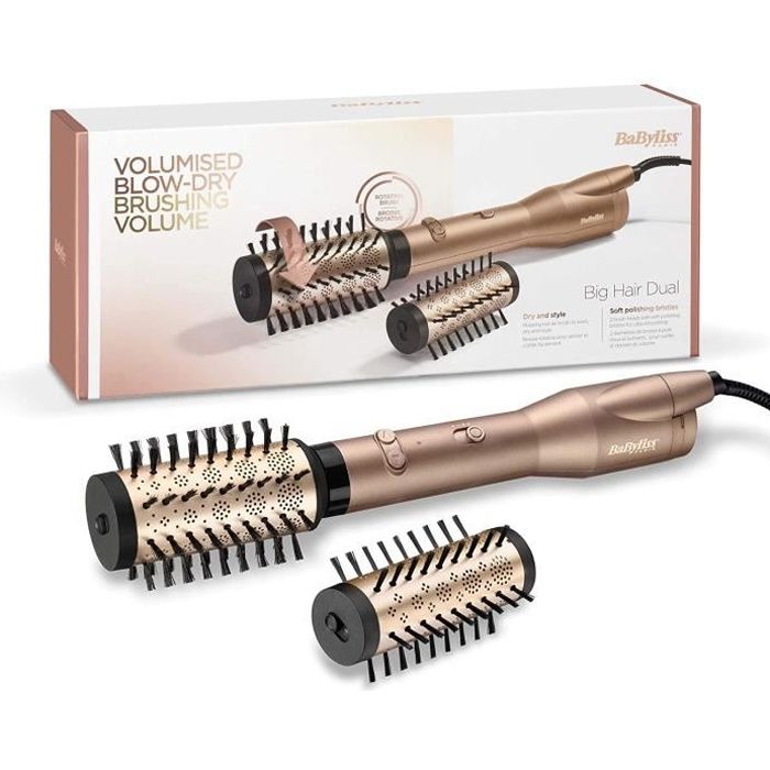 Brosse Soufflante Rotative Big Hair Dual pour le volume, la mise en ...
