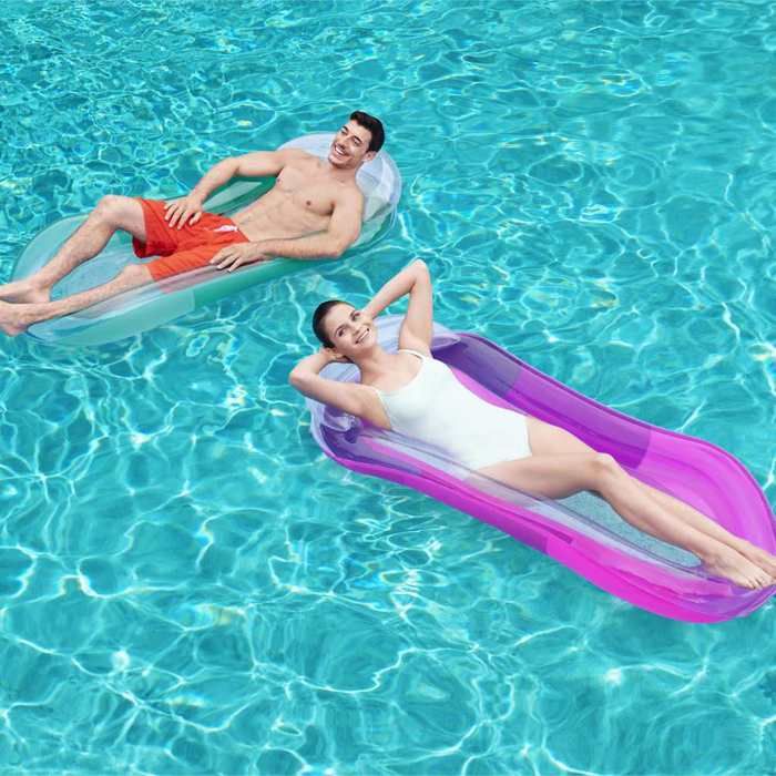 Radeau Gonflable Intex 5 Personnes – Île Flottante Avec Dossiers, 129 X 112 Pouces