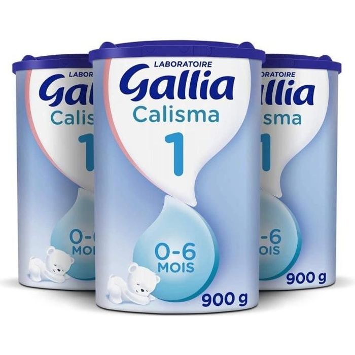 Laboratoire Gallia Calisma 1 - Lait bébé 1er âge, Lait infantile de 0 à 6  mois, Lait en poudre pour bébé (Pack de 4x700g)