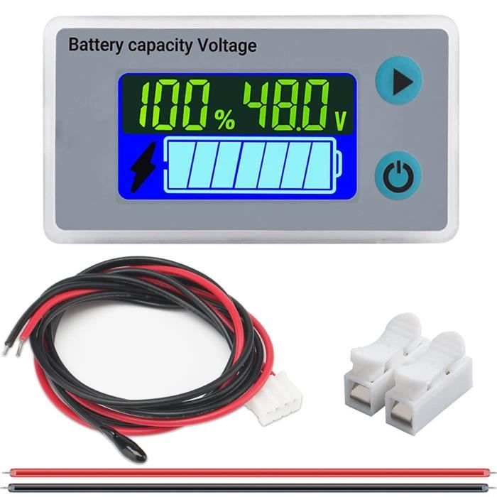 Zilimontt Batterietester Digital - Für 10-100V Lithium & Blei-Säure Akkus