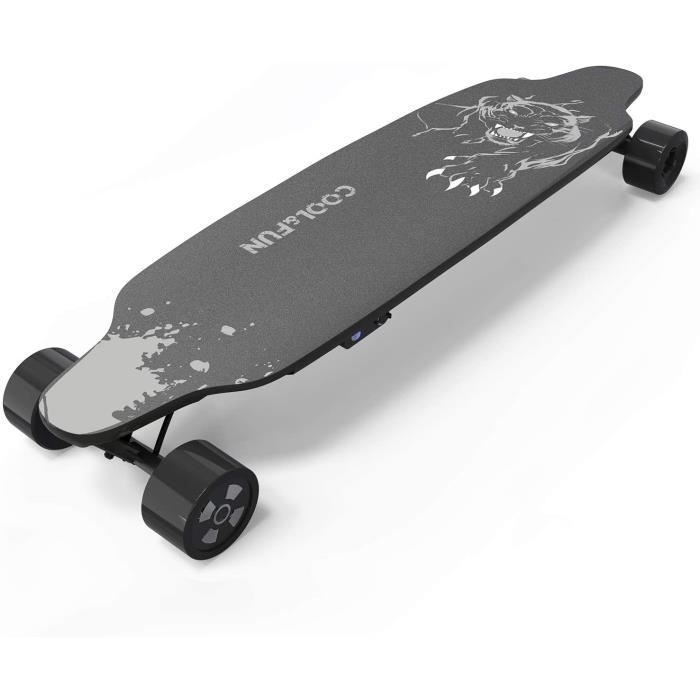 Photo de skateboard-electrique-4-roues-planche-a-roulettes-moteur-400w-batterie-lg